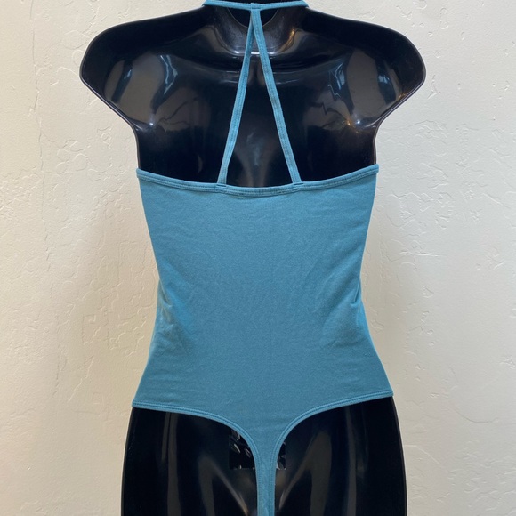 Express One Eleven Turquoise Bodysuit Size XS - Picture 4 of 8